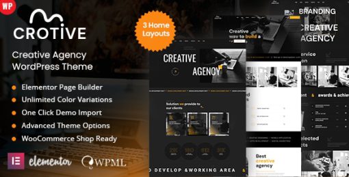 Crotive - Creative Agency WordPress Theme
