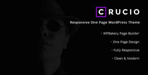 Crucio - Responsive One Page WordPress Theme
