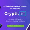 CryptiBIT - Technology, Cryptocurrency, ICO/IEO Landing Page WordPress theme