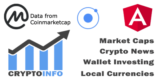 Crypto Currencies Full App + IONIC 3 + Coinmarketcap + Cross platform ( Android, iOS )