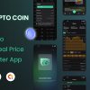 CryptoCoin: Flutter Full Cryptocurrency app for live tracking of prices