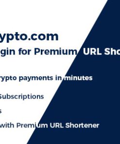 Crypto.com Payment & Subscription Plugin for Premium URL Shortener