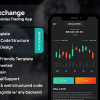 Cryptocurrency Trading Android + iOS Template | FLUTTER | Coinexchange