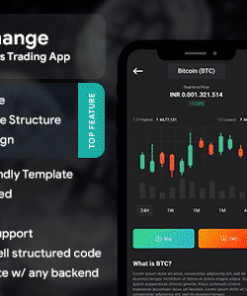 Cryptocurrency Trading Android + iOS Template | FLUTTER | Coinexchange