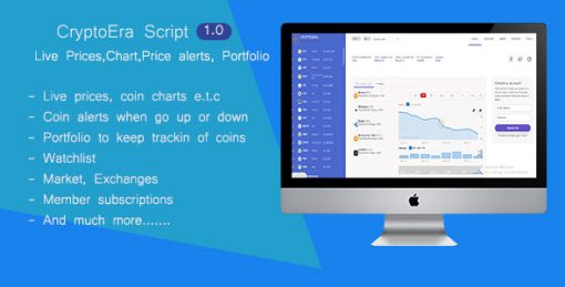 CryptoEra - Cryptocurrencies Live Prices, Charts, Trades, Calculator and more