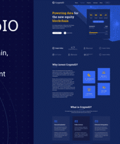 CryptoIO - Cryptocurrency WordPress Theme