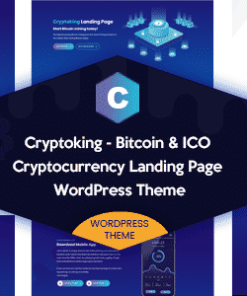 Cryptoking - Bitcoin & ICO Theme