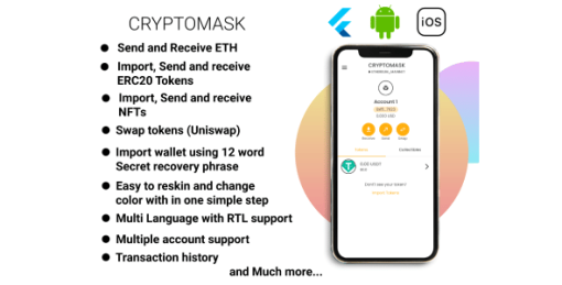 Cryptomask - Ethereum based Crypto wallet