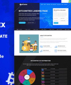 Cryptomix - Bitcoin, ICO & Crypto Template