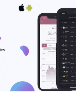 Cryptoz - Full cryptocurrency app for live tracking and watching cryptocurrencies rates ANDROID/IOS