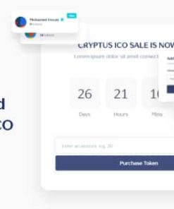 Cryptus - ICO Blockchain System with Solidity and Web3.js