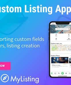 Custom Listing App - Android and iOS Ionic 4 directory mobile app compatible with MyListing Theme