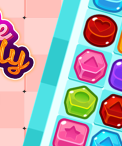 Cute Candy Match 3 Construct 3 HTML 5 Game