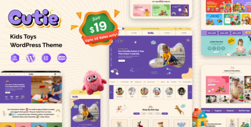 Cutie - ChildrenSchool, Toys Store Theme