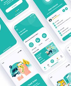 Cuva - Currier Delivery Figma Template