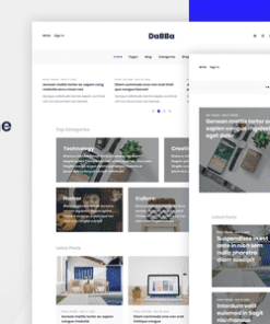 Dabba – A WordPress Theme For Blog & Shop