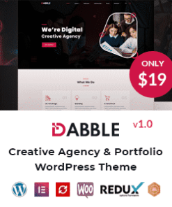 Dabble - Creative Agency & Portfolio WordPress Theme