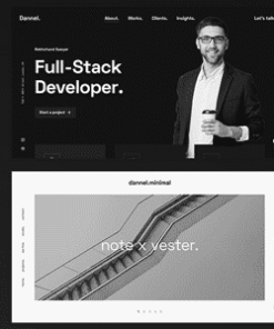 Dannel - Minimal Modern Portfolio & Studio Agency Template