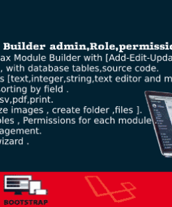 Dashboard Builder - CRUD,Users,Roles,Permission,Files Manager,Invoices