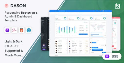 Dason - Admin & Dashboard Template