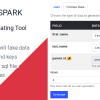 Dataspark - Database Populating Tool