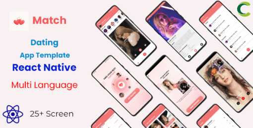 Dating App Template in React Native | Match Making App Template | Match