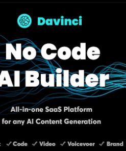 DaVinci AI - OpenAI Content, Text, Image, Voice, Chat, Code, Transcript, and Video Generator as SaaS