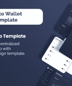 De-Crpyto Wallet - Cryptocurrency Web App React JS Template