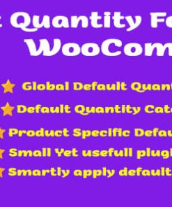 Default Product Quantity for WooCommerce