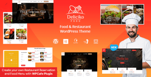 Deliciko - Restaurant WordPress Theme