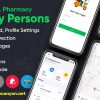 Delivery Person for Food, Grocery, Pharmacy, Stores React Native - Wordpress Woocommerce App