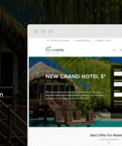 DeluxHotel - Responsive Bootstrap 4 Template For Hotels