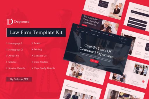 Deprouse | Lawfrim & Attorneys Elementor Template Kit