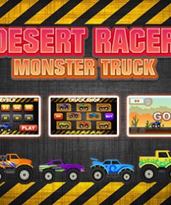 Desert Racer Monster Truck (CAPX and HTML5) Racing Game