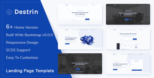 Destin - Bootstrap 5 Landing Page Template