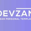 Devzan - Clean Personal HTML5 Template