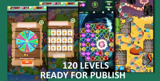 Diamond Deluxe - Unity Complete Project (120 Levels)