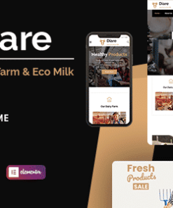 Diare - Eco Milk & Diary Farm WordPress Theme