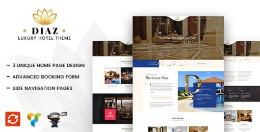 Diaz - Hotel Booking WordPress