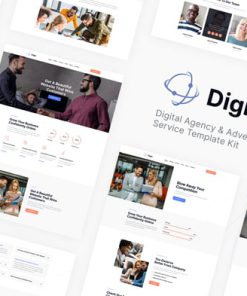 Digie | Digital Agency & Advertising Service Elementor Template Kit