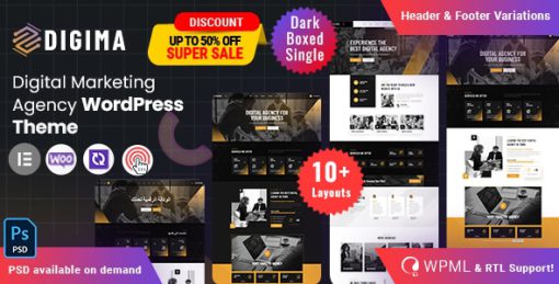 Digima - Digital Marketing Agency WordPress