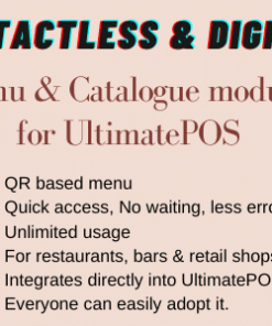 Digital Product catalogue & Menu module for UltimatePOS