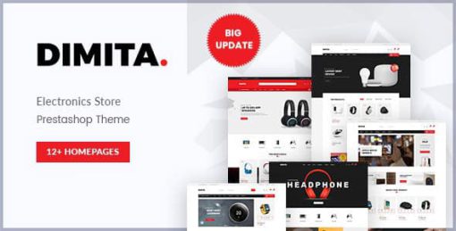 Dimita - Electronics Ecommerce Store Prestahop Theme
