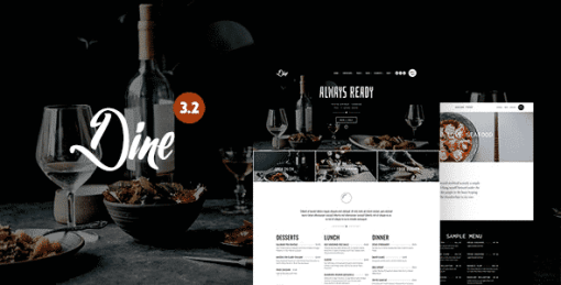 Dine - Elegant Restaurant WordPress Theme