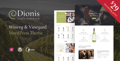 Dionis - Winery & Vineyard WordPress Theme