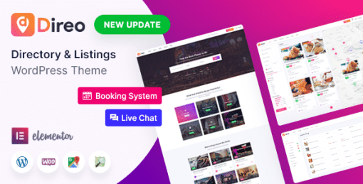 Direo - Directory & Listing WordPress Theme