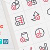 Discount Statistic 16 Animated Icons Pack - Wordpress Lottie Json Animation SVG