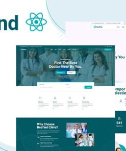 Docfind – Medical Online Booking React JS Template