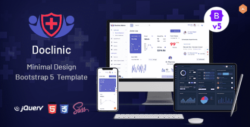 Doclinic - Medical Responsive Bootstrap Admin Dashboard