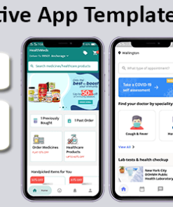 Doctor Appointment Booking + Online Pharmacy + Delivery Boy App Template in React Native | 3 Apps